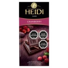HEIDI - Chocolate tableta Heidi Dark cranberry 80g