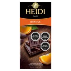HEIDI - Chocolate tableta Heidi Dark orange 80g