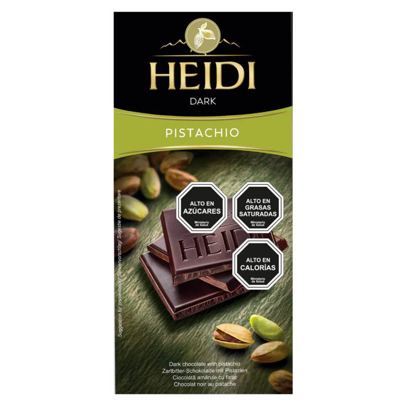 HEIDI - Chocolate tableta Heidi Dark pistacho 80g