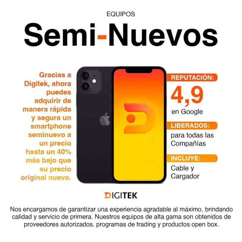 iPhone 11 128GB Black - Nuevo – Digitek Chile