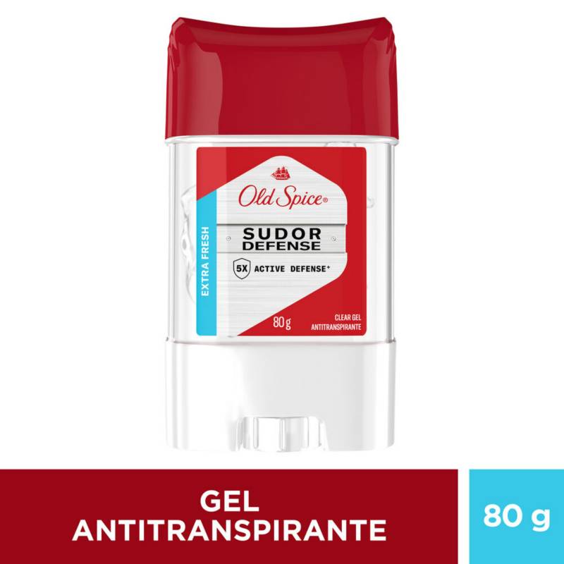 OLD SPICE - Pack 6 Gel Antitranspirante Sudor Defense Extra Fresh