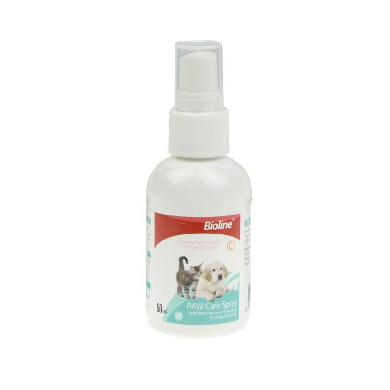 BIOLINE - Bioline Spray Cuidado Patas Paw Care Perro y Gatos, 50ml