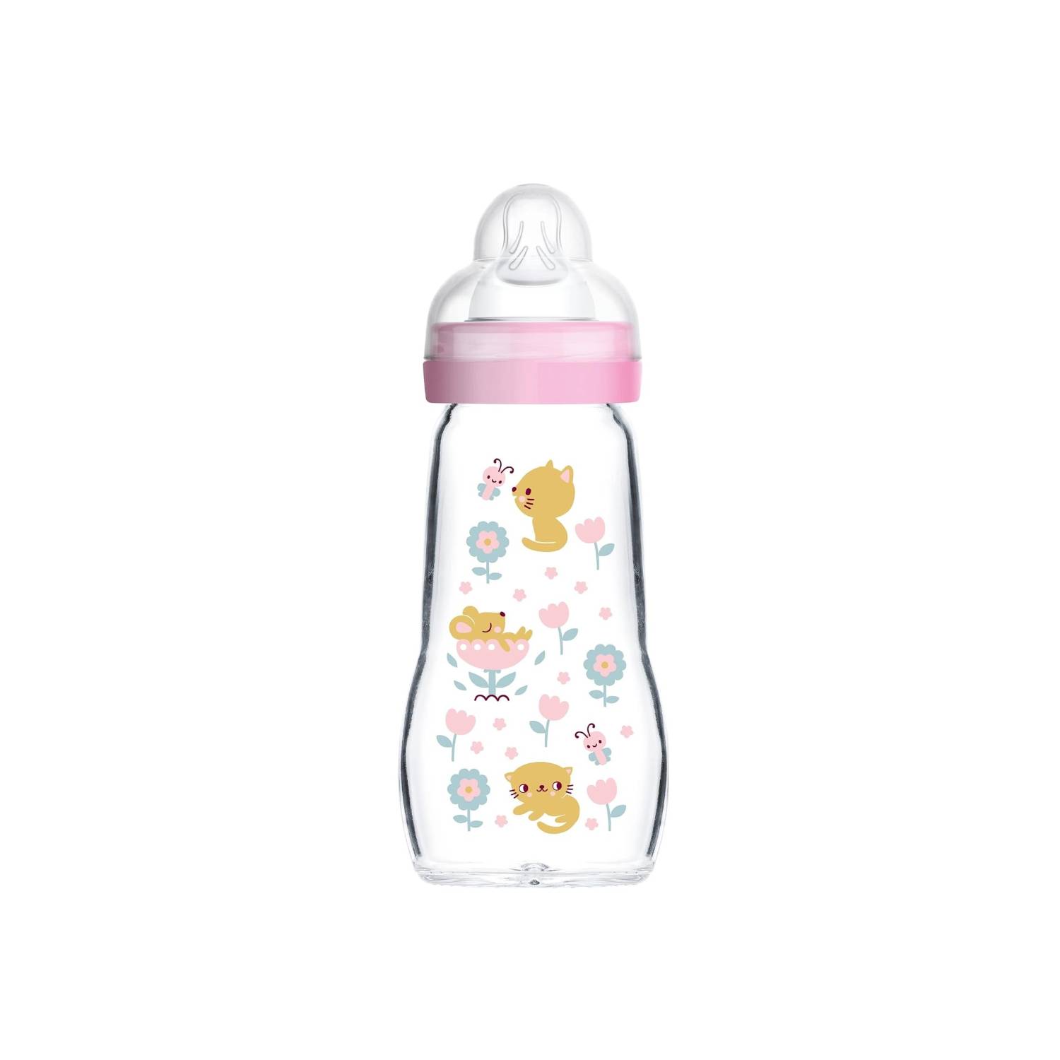 Mamadera Mam Vidrio 260ml Crema - Myamay Store