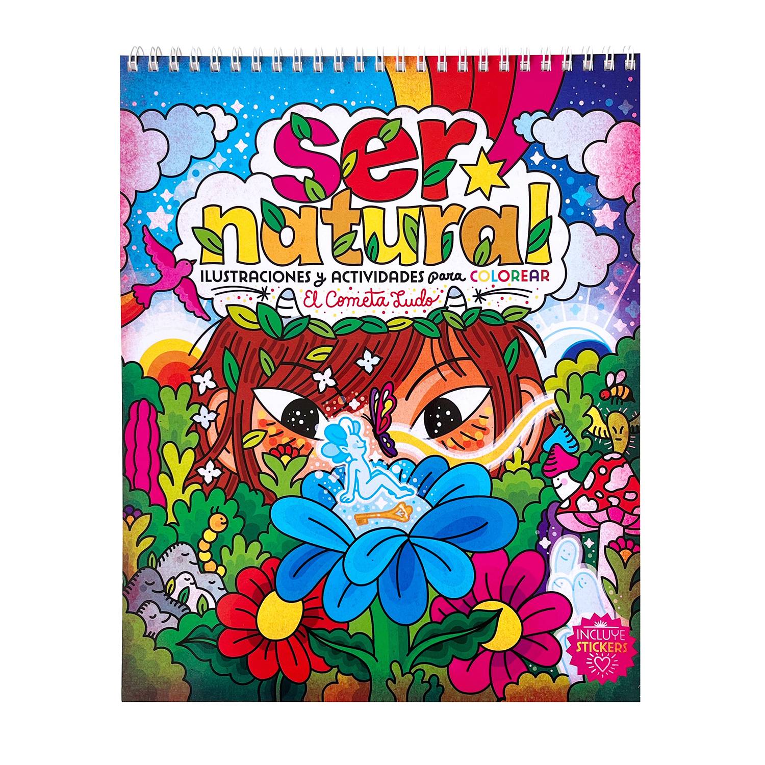 Libro Para Colorear Infantil Niños 32h Creer Para Ver Natura
