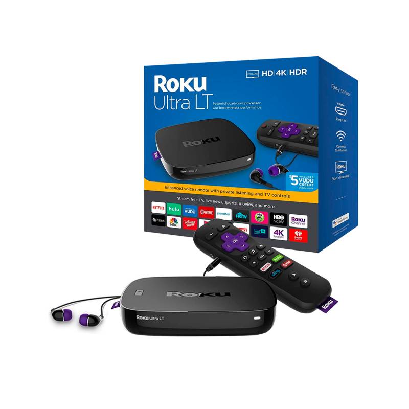 ROKUM - Reproductor de Streaming Roku Ultra LT 4K HDR