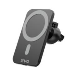 LEVO - Cargador Inalámbrico Rápido Auto iPhone 12/13 V+ Levo