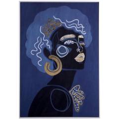 MALLORCA - Cuadro Decorativo Makeba Blue 120 x 80