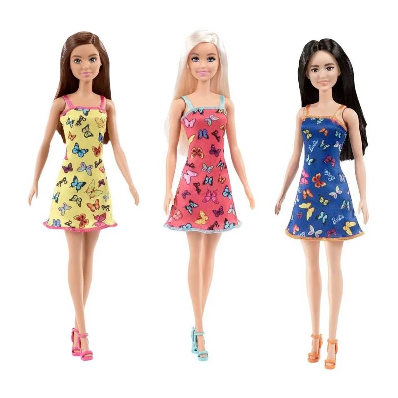 BARBIE - Muñeca Barbie Básica 1 unidad