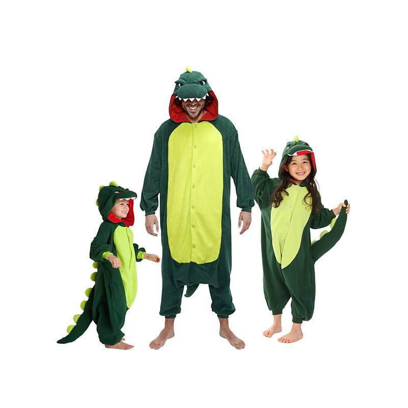 GENERICO - Pijama y disfraz kigurumi dinosaurio niño y adulto
