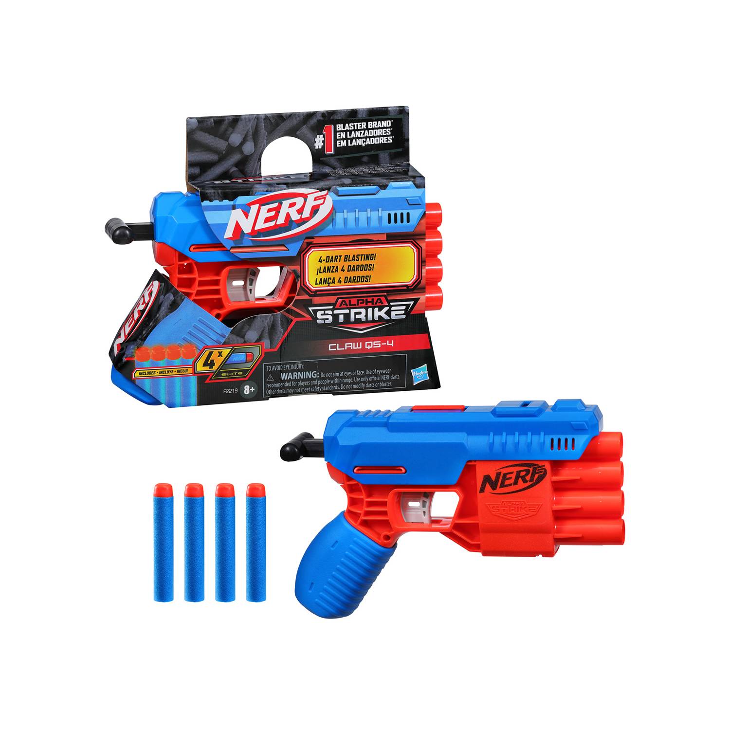 NERF Pistola Nerf Strike Claw QS-4 | falabella.com