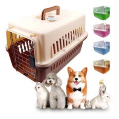 GENERICO - Caja Transportadora Para Mascotas Con Ventilación Transporte Pequeña