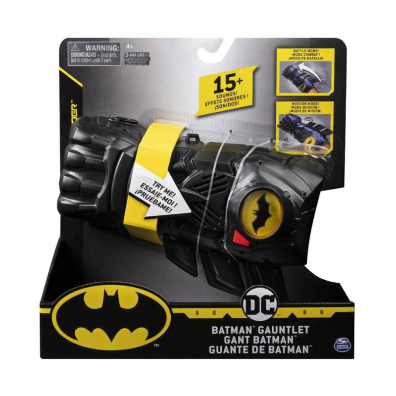 DC COMICS Batman - Guante Bat-Tech con Sonido y luz 