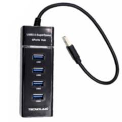 TECNOLAB - Hub USB 3.0 4 Puertos Tecnolab