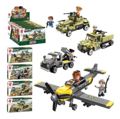 GENERICO Bloques De Construcción Tipo Lego Avión Militar Guerra