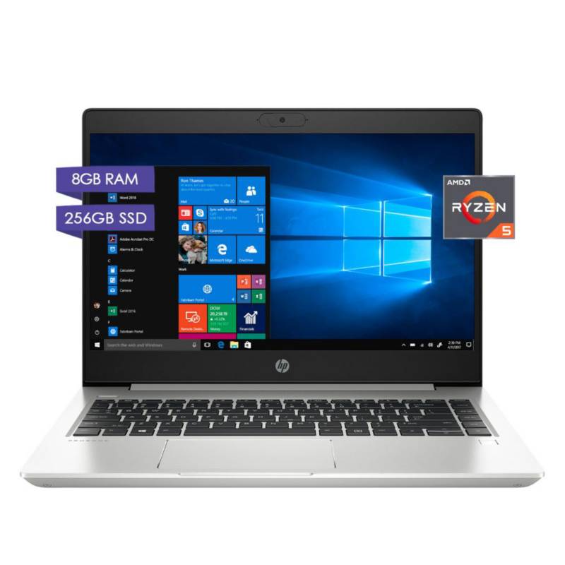 Hp Notebook Hp Probook 445 G7 Amd Ryzen 5 4500u 14 8gb Ram 256gb Ssd Win10pro Hp 1672