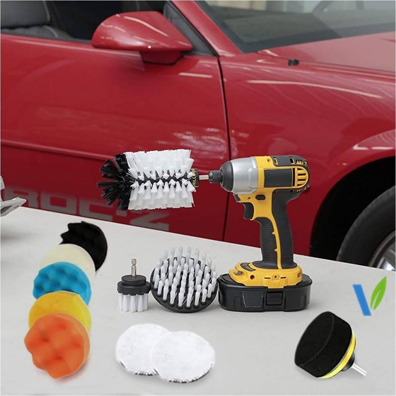 Kit de detalles para automóvil, 25 piezas de limpieza para automóvil, kit  de limpieza interior para automóvil, incluye herramienta de limpieza de
