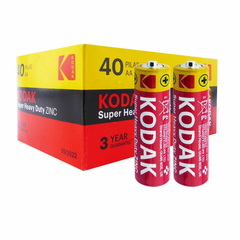KODAK - Pack 40 Pilas Kodak AA Super Heavy R6P