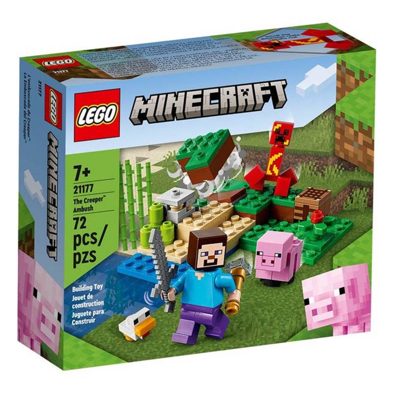 LEGO - Lego Minecraft La Emboscada Del Ceeper 21177 - Crazygames