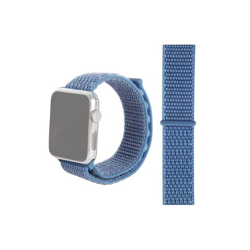 GENERICO - Correa de Velcro Azul para Apple Watch de 38 / 40 / 41 mm