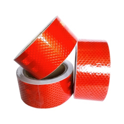 Cinta adhesiva flexible reflectante homologada roja 50 metros