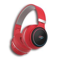 AUDIOPRO - Audífono Gamer OverEar Bluetooth TF USB Rojo Audiopro