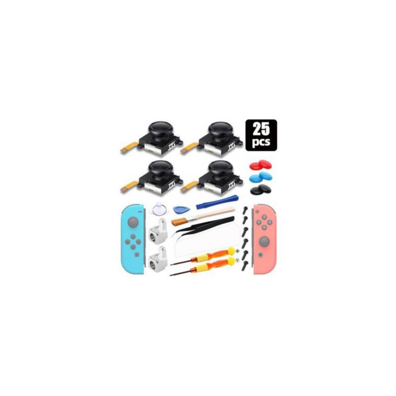 GENERICO - Kit de reparación Nintendo Switch 25 Piezas