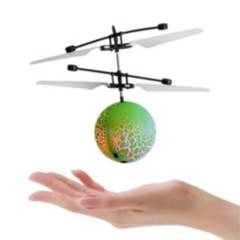 Generica - Volador Mini Drone Sensor Led Juguete Niños Verde