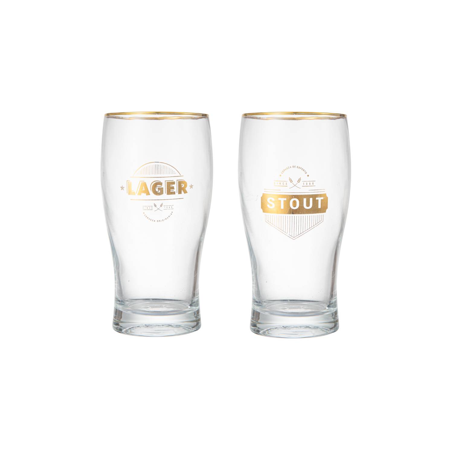 Vaso Cervecero 560ml Set De 6 Unidades