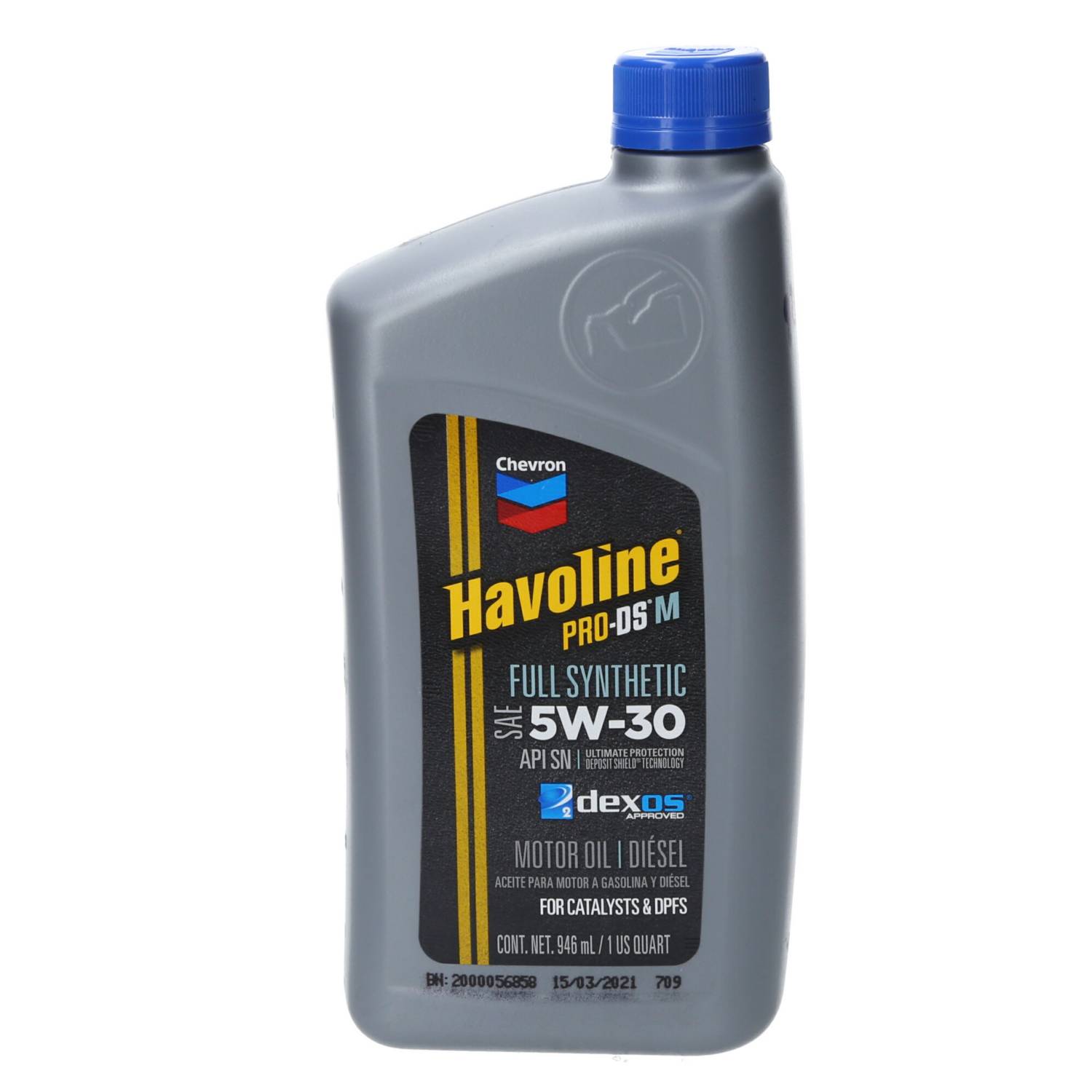 GENERICO Aceite 5w30 Dpf Havoline 1lt Sintetico Diesel O Bencina