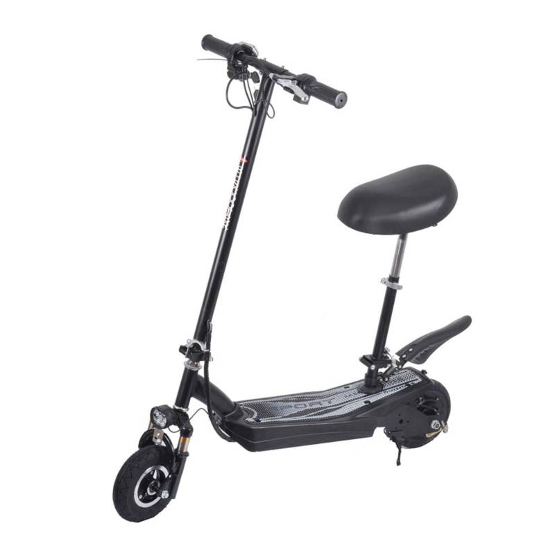 INTROTECH - Scooter Eléctrico con Asiento color Negro 250W