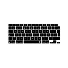 PINEAPPLESTORE - Protector de teclado Negro para Macbook Air 13´ A2337 latinoamericano
