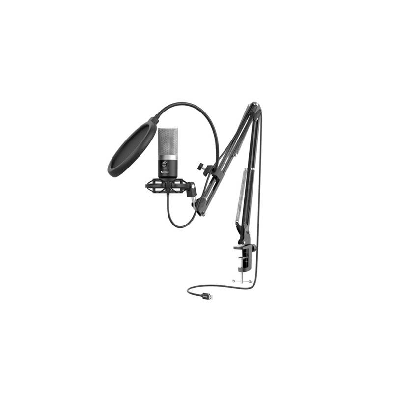 FIFINE-Kit de micrófono de condensador con brazo de soporte