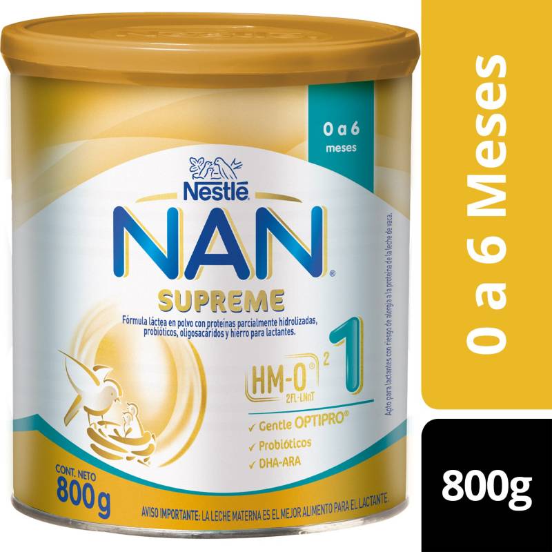 Nan Nestlé Supreme Pro 2 Leche de Continuación en Polvo, 800g : :  Alimentación y bebidas