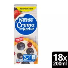 NESTLE - Crema de leche NESTLÉ® Multipack 6x200ml Pack X3