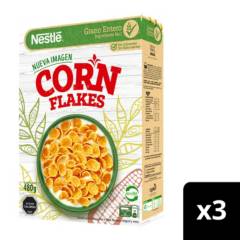 NESTLE - Cereal Corn Flakes 480G X3 Cajas
