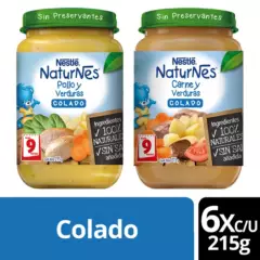 NATURNES - Colado NESTLÉ® NATURNES® Pollo y Carne Pack x12