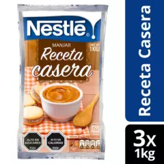 NESTLE - Manjar Nestlé Receta Casera 1Kg Pack X3