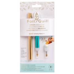 AMERICAN CRAFTS - FOIL QUILL - CORDLESS FREESTYLE PEN - INCLUDES PEN STANDARD AND FINE TIP AND GOLD FOI