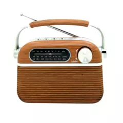 AUDIOPRO - Radio Retro Portátil Bluetooth FM AM 18W Audiopro