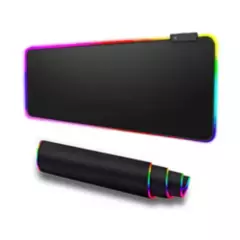 GENERICO - Mause Pad Gamer RGB - 12 Colores De 90x40x04cm