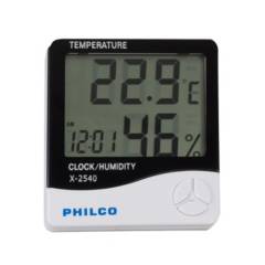 PHILCO - Reloj Digital Philco Termometro y Humedad