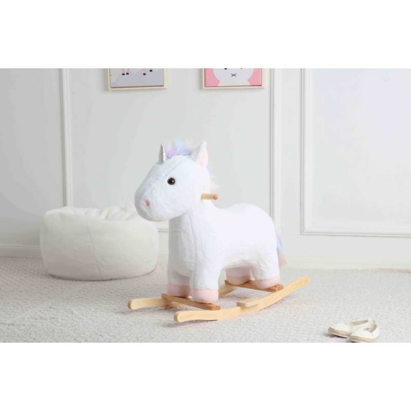 BILBOLA - balancin unicornio blanco