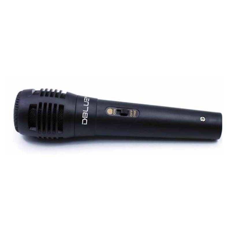DBLUE - Microfono Karaoke Con Cable 3mt Con Plug 6.3 Dblue