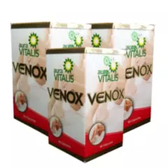AURA VITALIS - Venox 3x90 caps Vasos Sanguíneos Piernas Descansadas Circulación