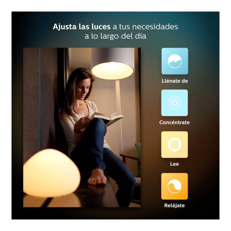 2-pack Gu10 White And Color Philips Hue Con Envío Gratis