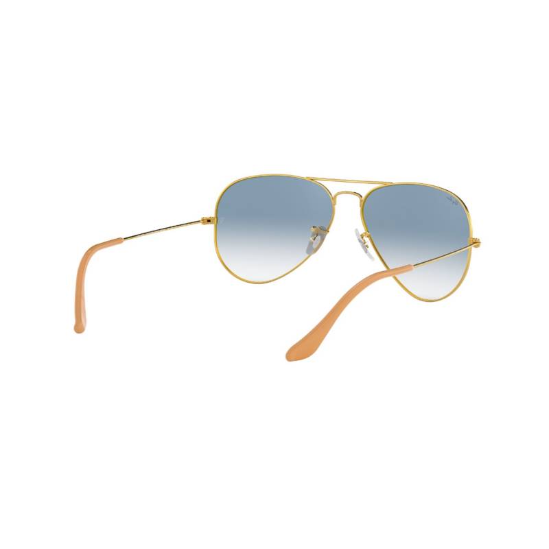 RayBan Aviator Black and Gold lentes de sol polarizados - TIME Guatemala