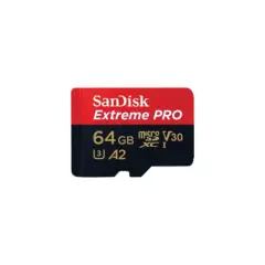SANDISK - Micro Sd Sandisk Extreme Pro 64Gb 170M Lectura  Adaptador