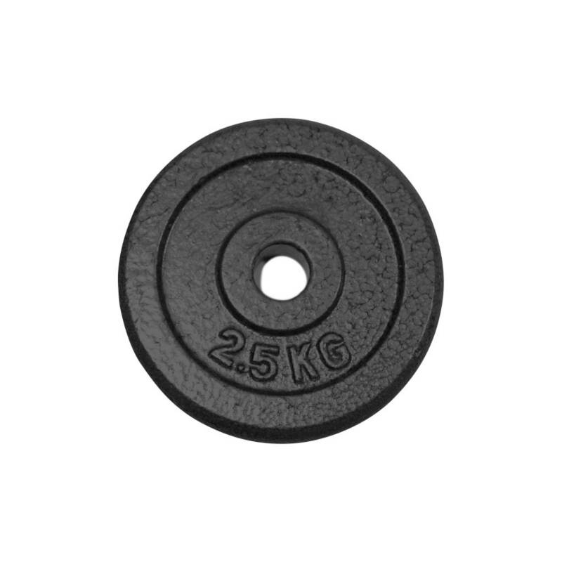 JKS - Disco Acero 2,5 Kg Negro