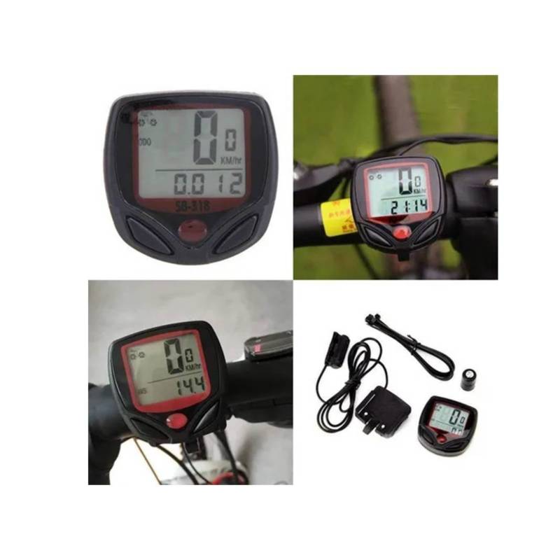 Velocímetro Odómetro Inalámbrico Bicicletas Cuentakilómetros