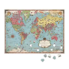 MAPPIN - Puzzle Mapa del Mundo (En Tubo) - 1.000 piezas